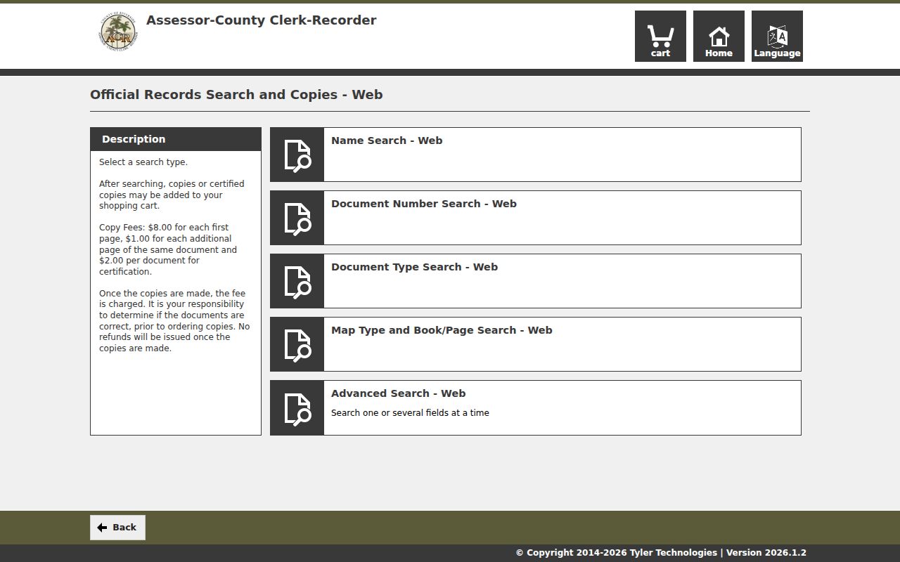 Moreno Valley people records copy ordering screen